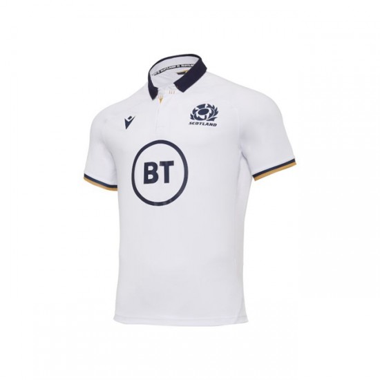 Camisola Escocesa Rugby Equipamento Segundo 2020-2021 Manga Curta